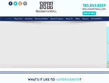 Tablet Screenshot of naismithhall.com